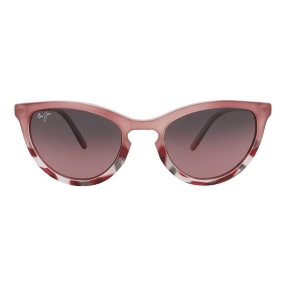 Maui Jim Womens Cat Eye Pink Pink Rose Fashion Designer Eyewear - Picture 1 of 4